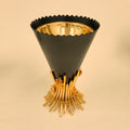 Metal Bouquet Style Burner — Black