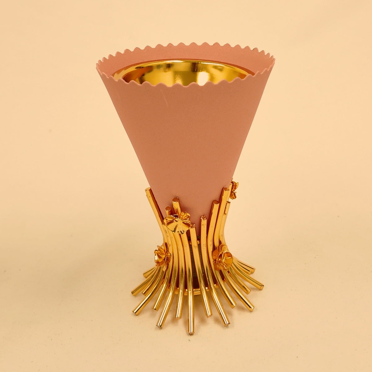 Metal Bouquet Style Burner — Pink