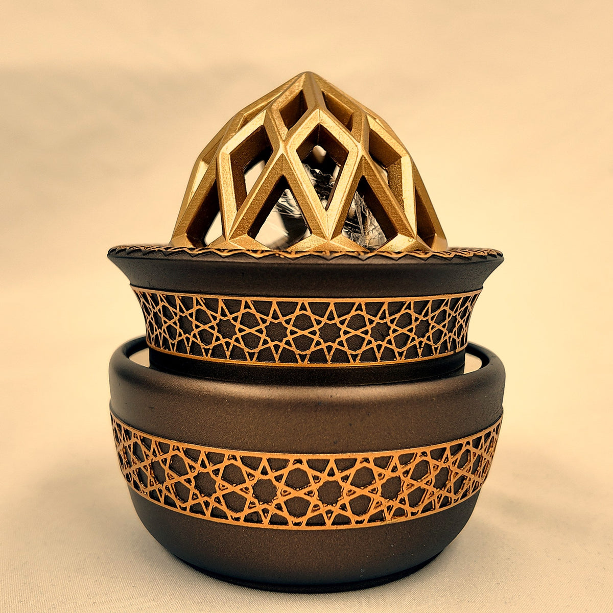 Diamond Style Burner in Champagne