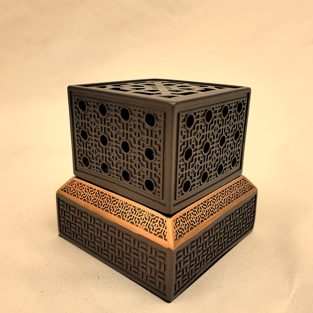 Kaaba Style Burner — Champagne, detail angle