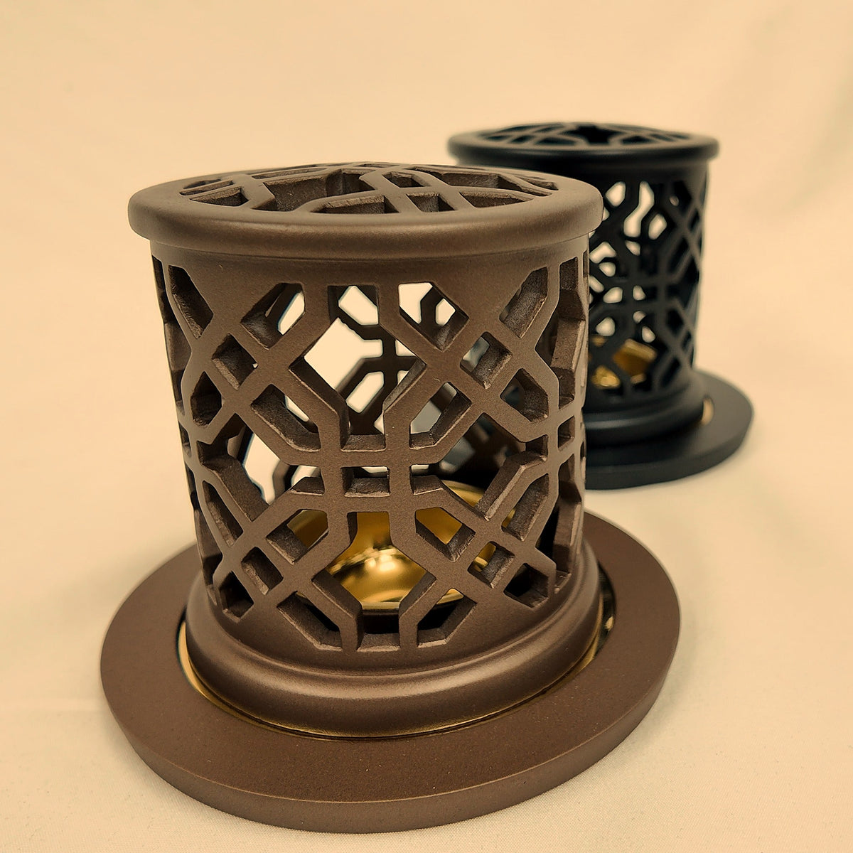 Lattice Style Burner — Champagne and Black set [Champagne]