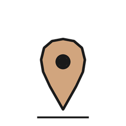 Location mark for the towns of Hauran